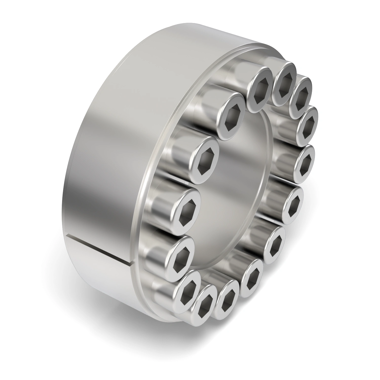 Spannsatz STW60SS-38x65 Edelstahl für die Welle-Nabe-Verbindung: Welle Ø 38 mm, Außen-Ø 65 mm