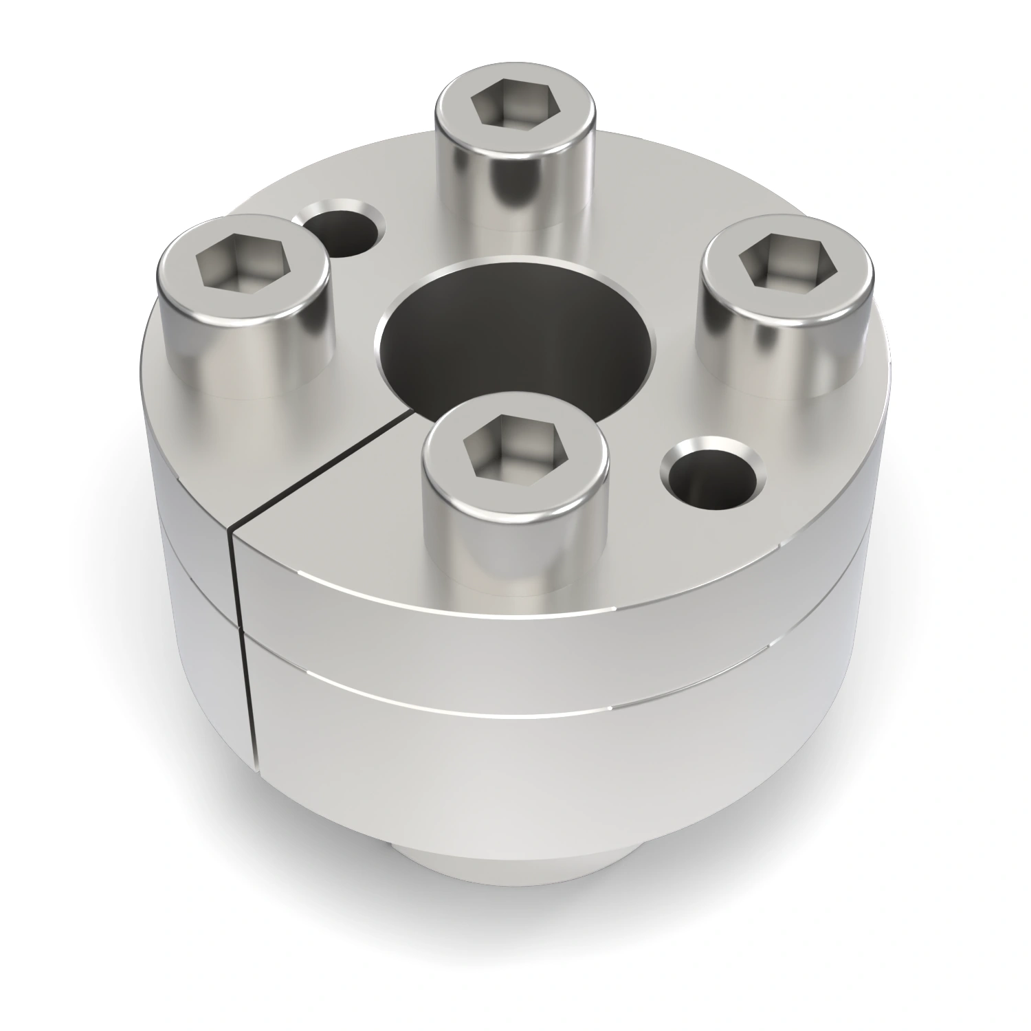 Spannsatz STW27SS-16x24 Edelstahl, liegend in der Draufsicht