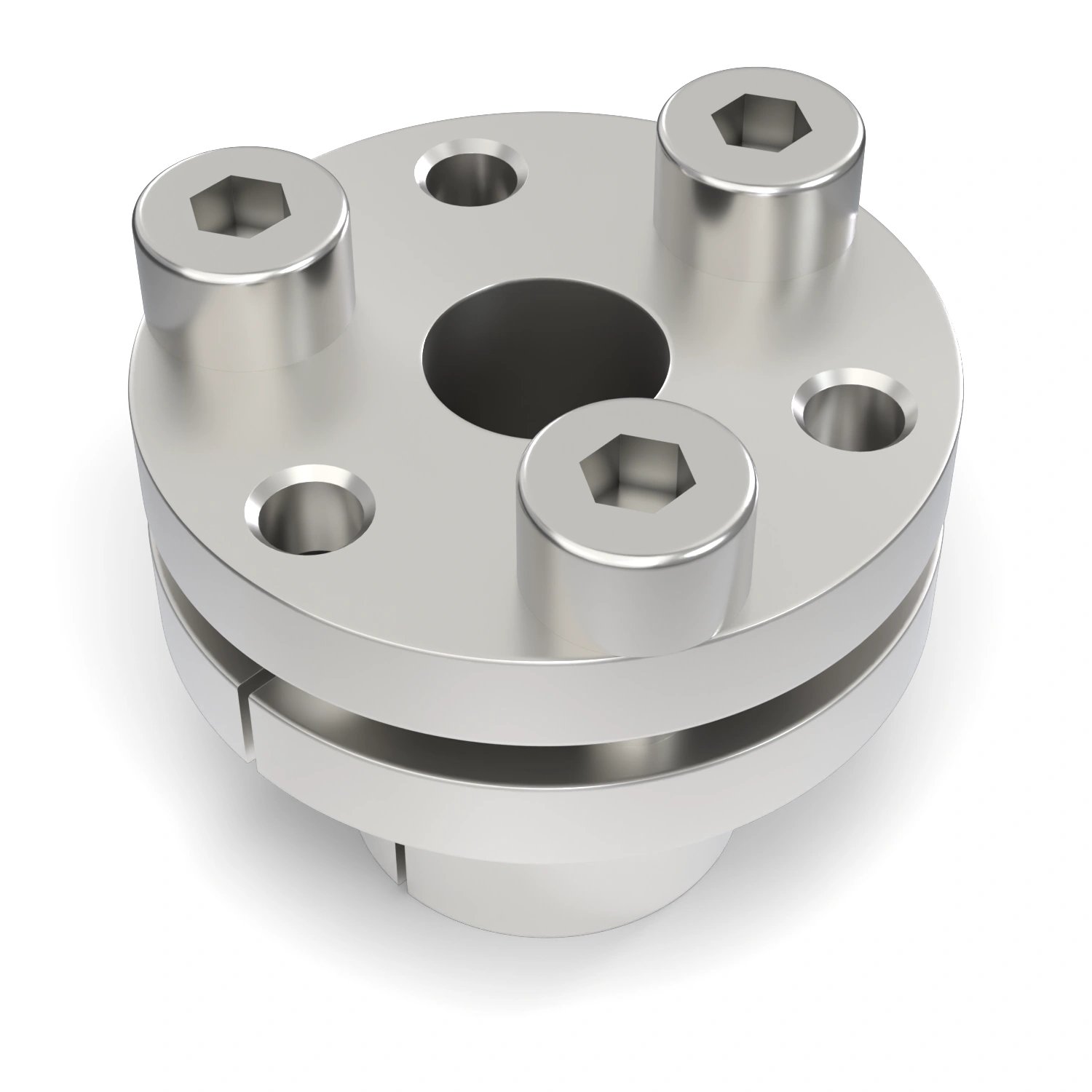 Spannsatz STW69SS-8x15 Edelstahl, liegend in der Draufsicht