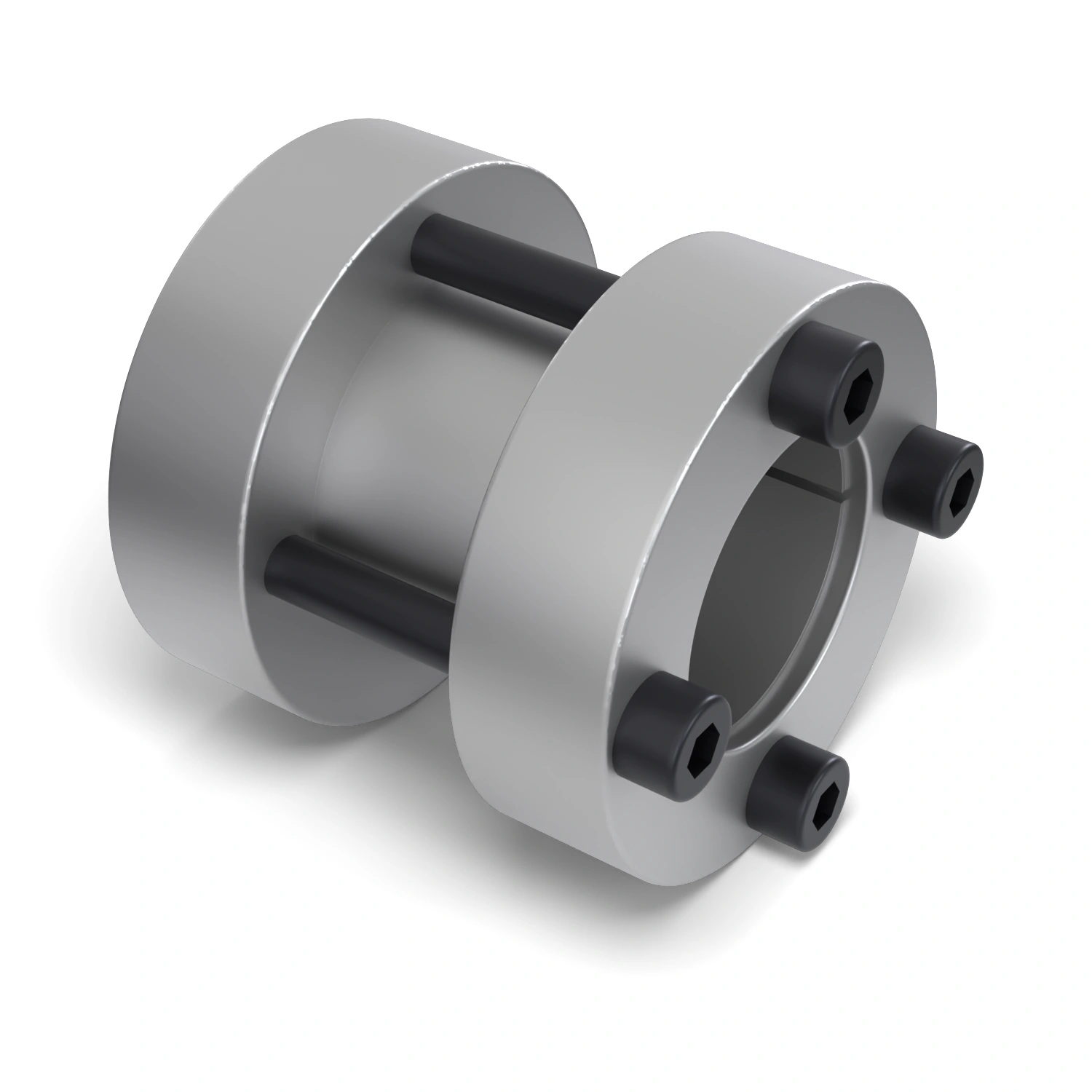 Starre Wellenkupplung STW72-42x78 zur starren Verbindung zweier fluchtender Wellen Ø 42 mm, Außen-Ø 78 mm