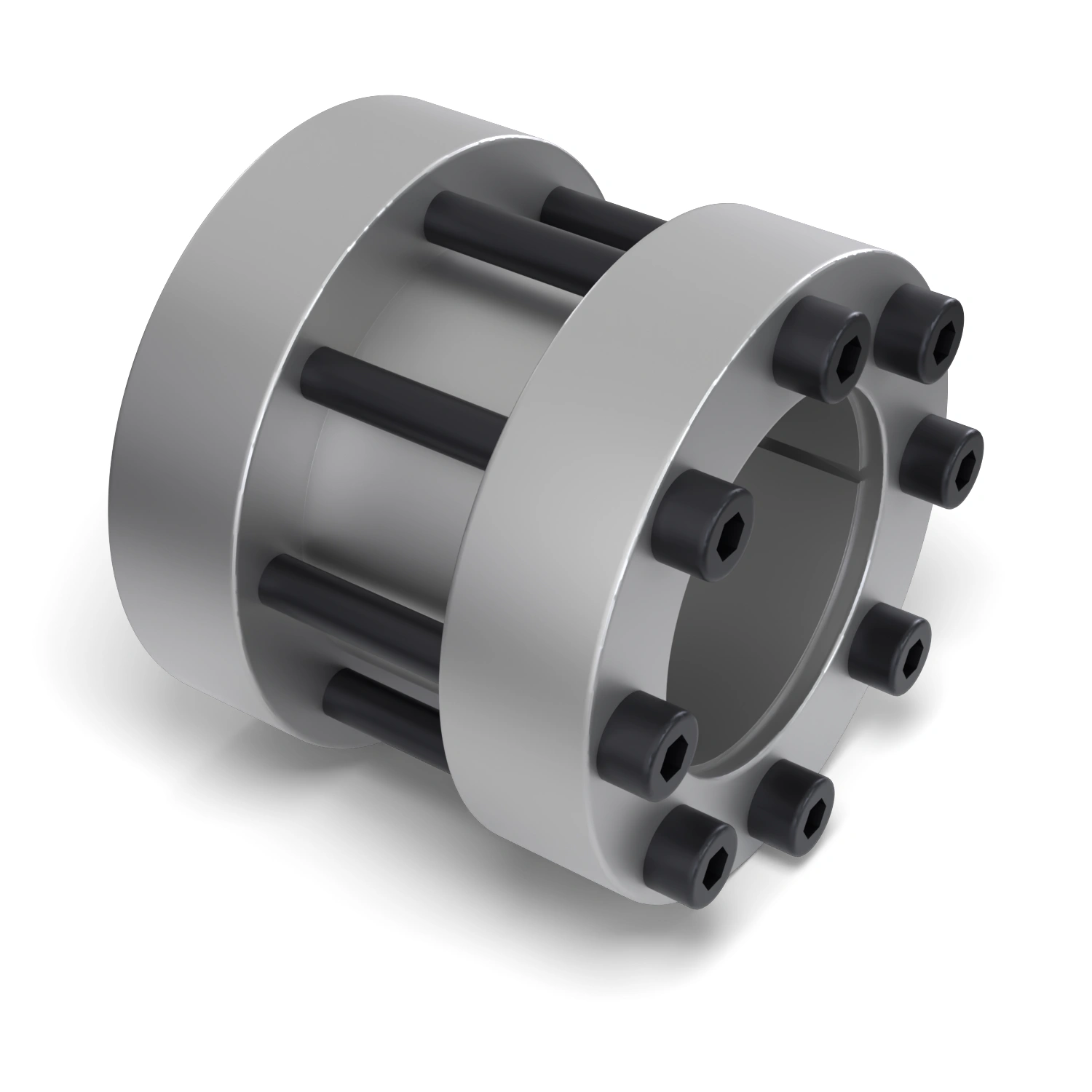 Starre Wellenkupplung STW72-60x100 zur starren Verbindung zweier fluchtender Wellen Ø 60 mm, Außen-Ø 100 mm
