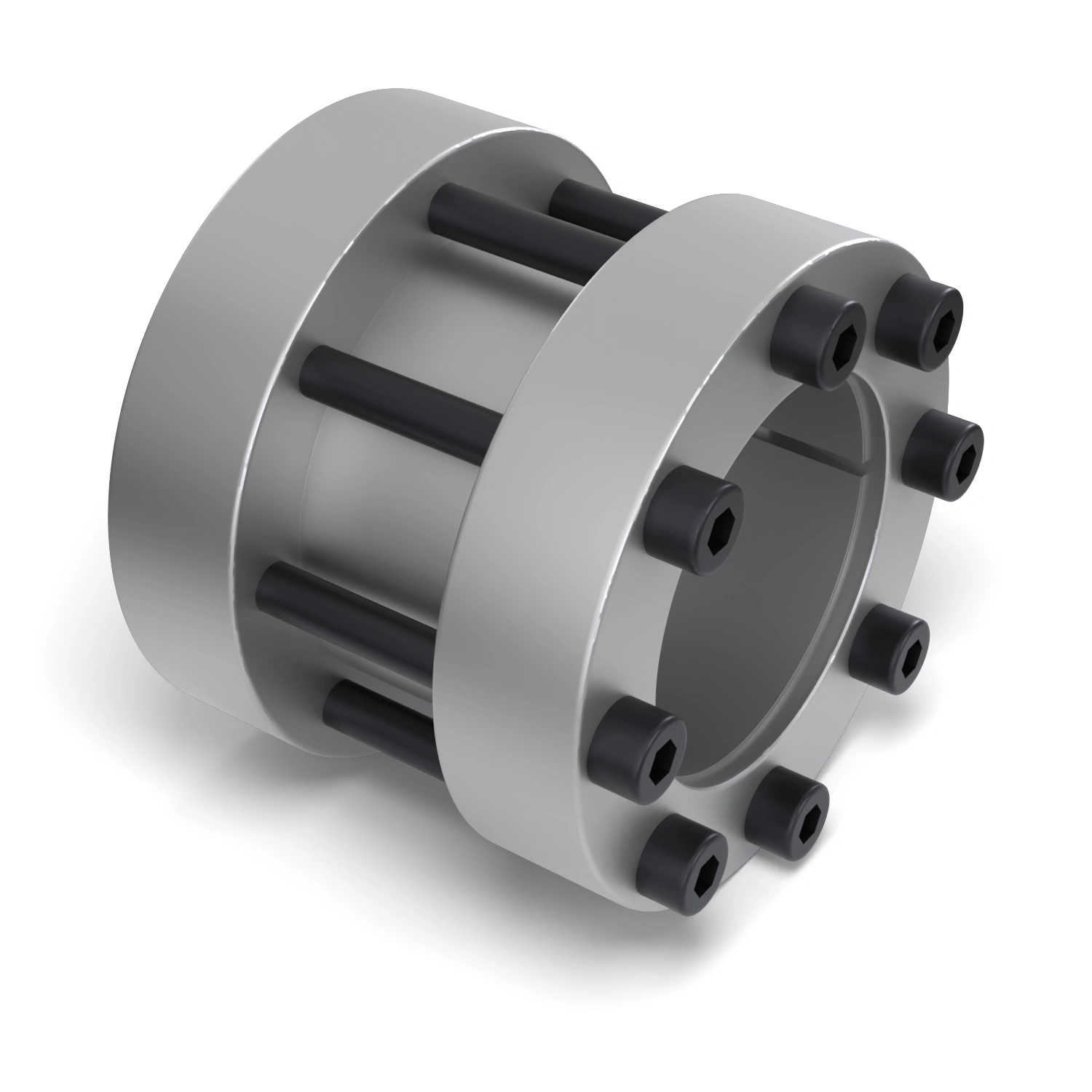 Starre Wellenkupplung STW72-65x105 zur starren Verbindung zweier fluchtender Wellen Ø 65 mm, Außen-Ø 105 mm