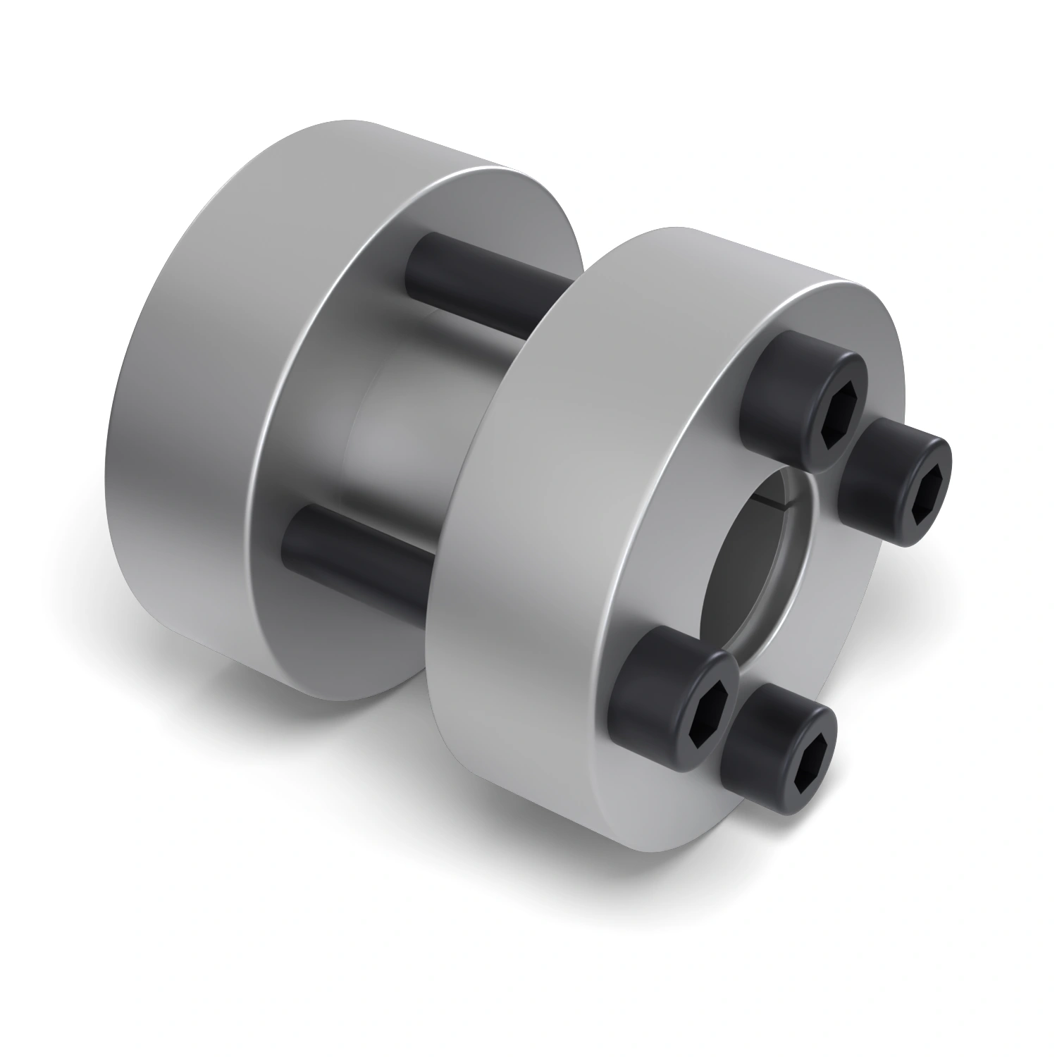 Starre Wellenkupplung STW72-18x50 zur starren Verbindung zweier fluchtender Wellen Ø 18 mm, Außen-Ø 50 mm