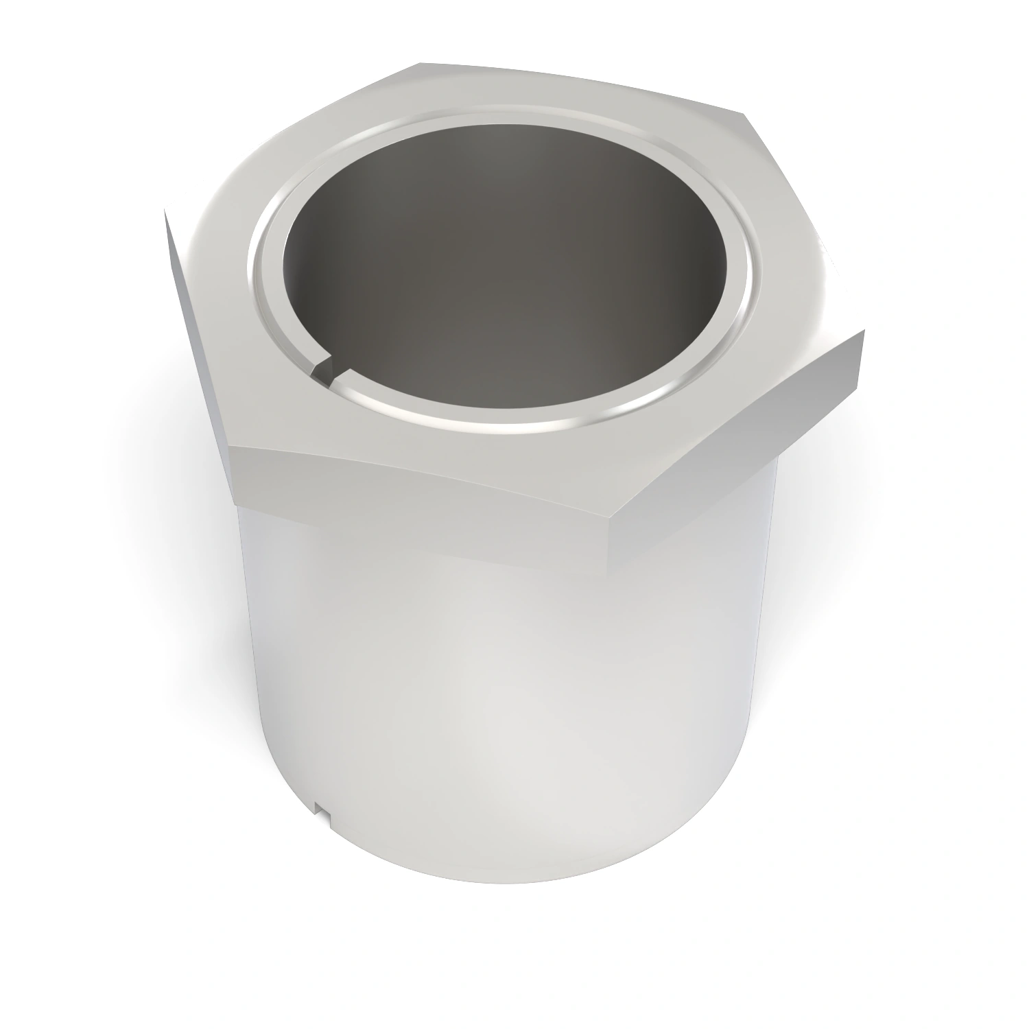Spannsatz STW64SS-19x25 Edelstahl, liegend in der Draufsicht