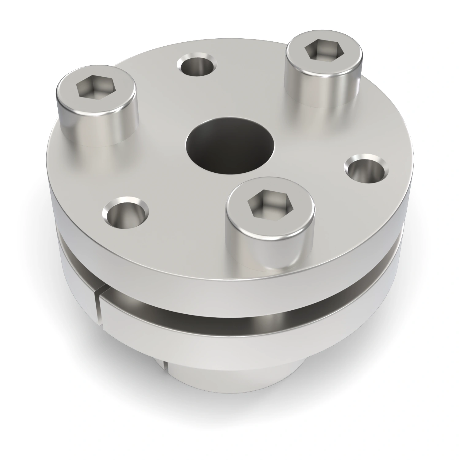 Spannsatz STW69SS-6x14 Edelstahl, liegend in der Draufsicht
