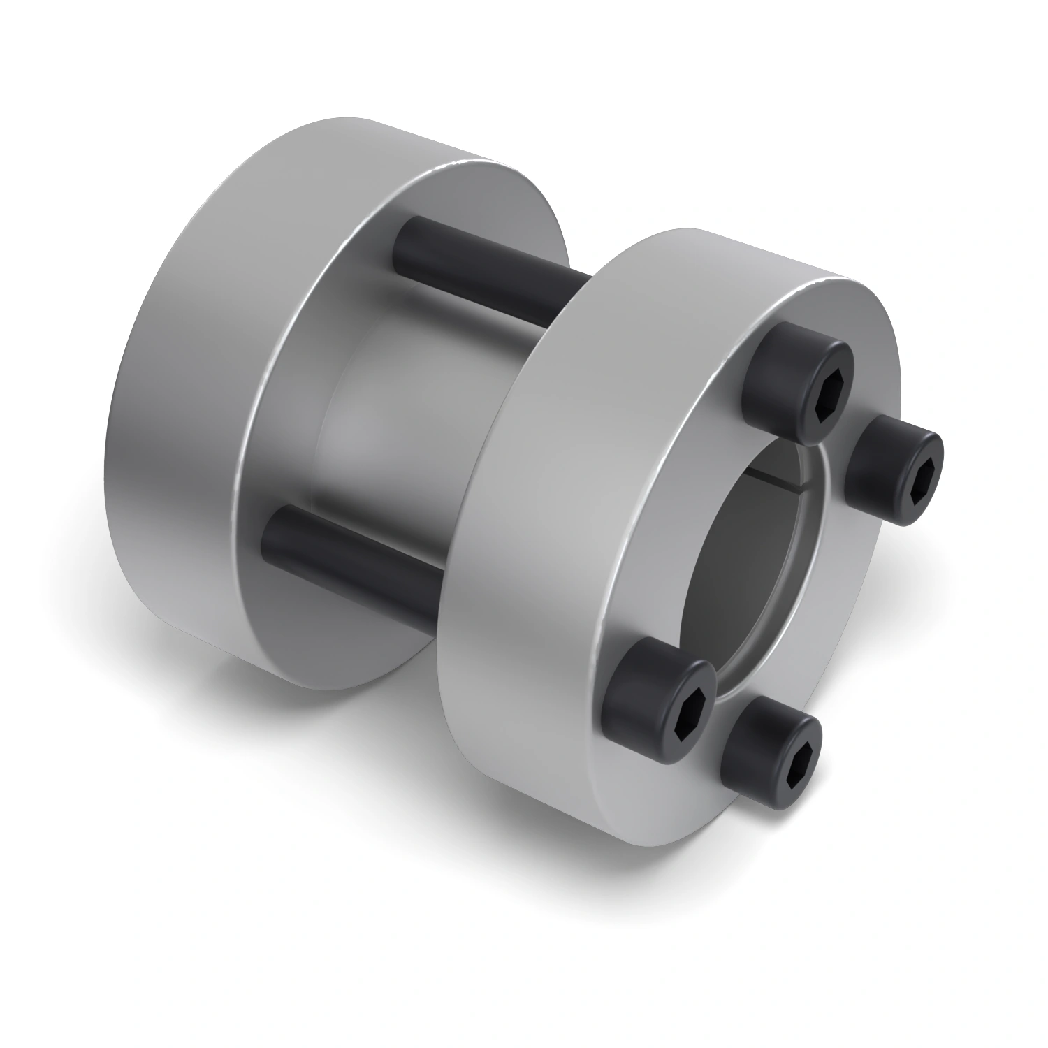 Starre Wellenkupplung STW72-35x75 zur starren Verbindung zweier fluchtender Wellen Ø 35 mm, Außen-Ø 75 mm