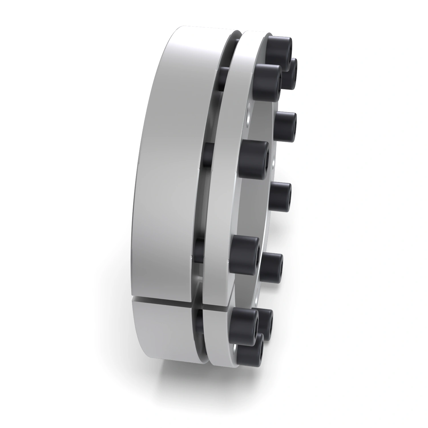 Spannsatz STW98-160x210, Seitenansicht – selbstzentrierende Bauform