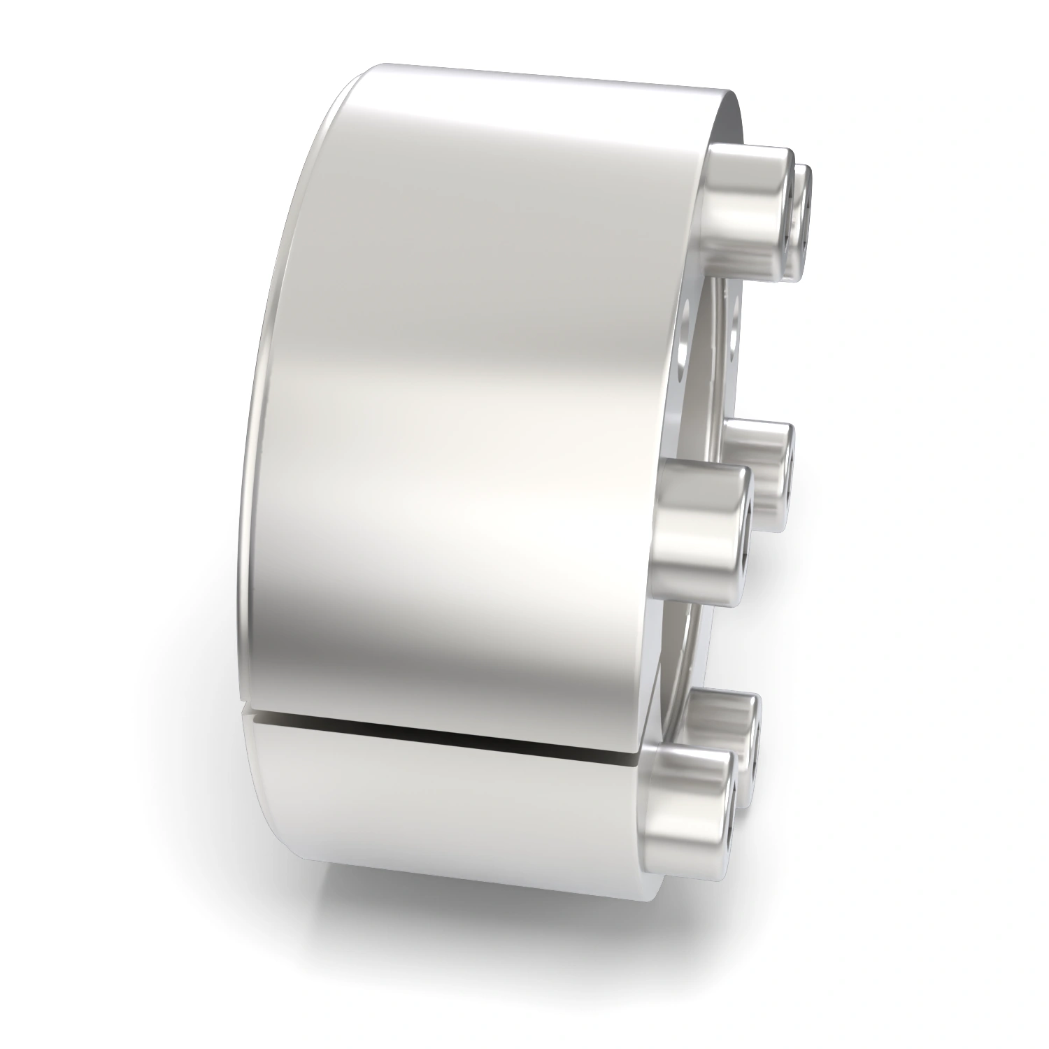 Spannsatz STW71SS-40x65 Edelstahl, Seitenansicht – selbstzentrierende Bauform
