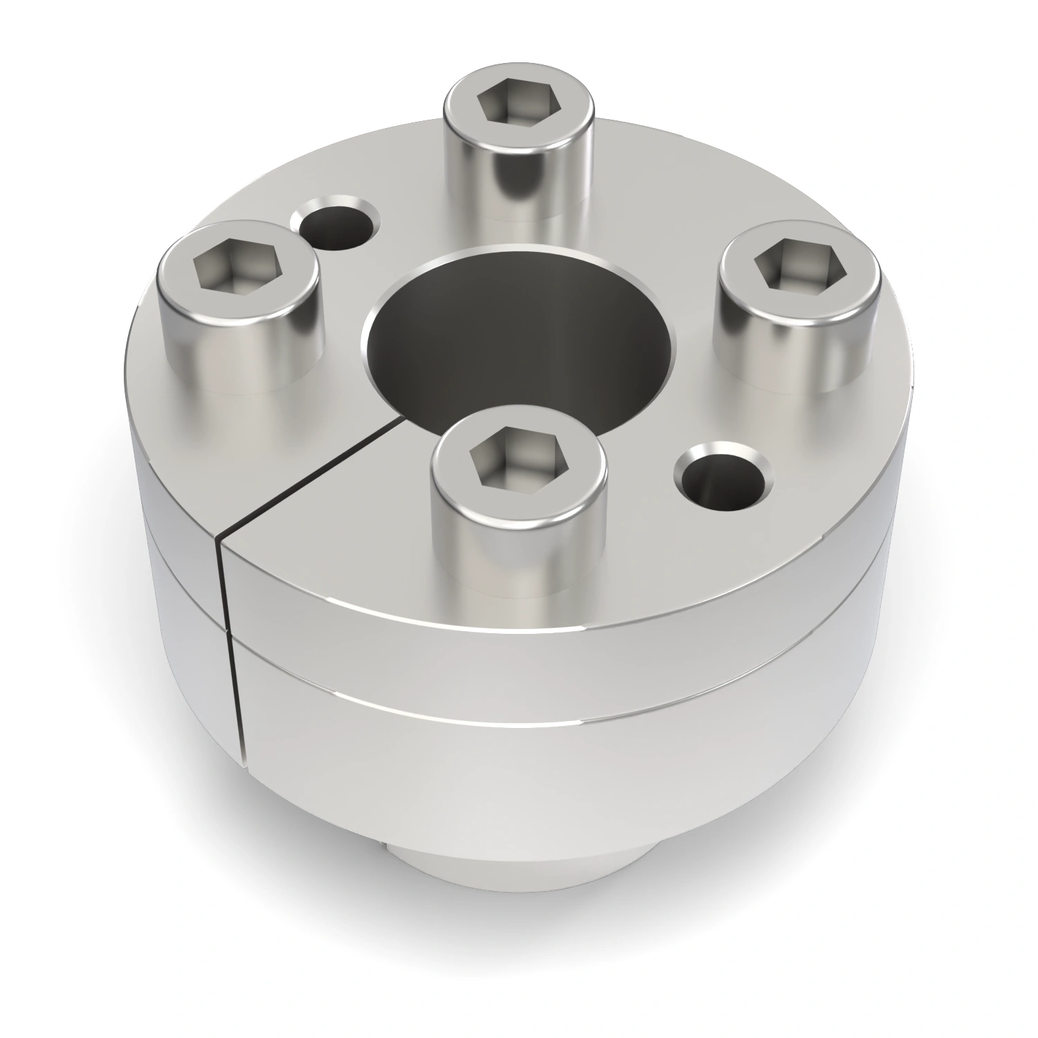 Spannsatz STW27SS-19x27 Edelstahl, liegend in der Draufsicht