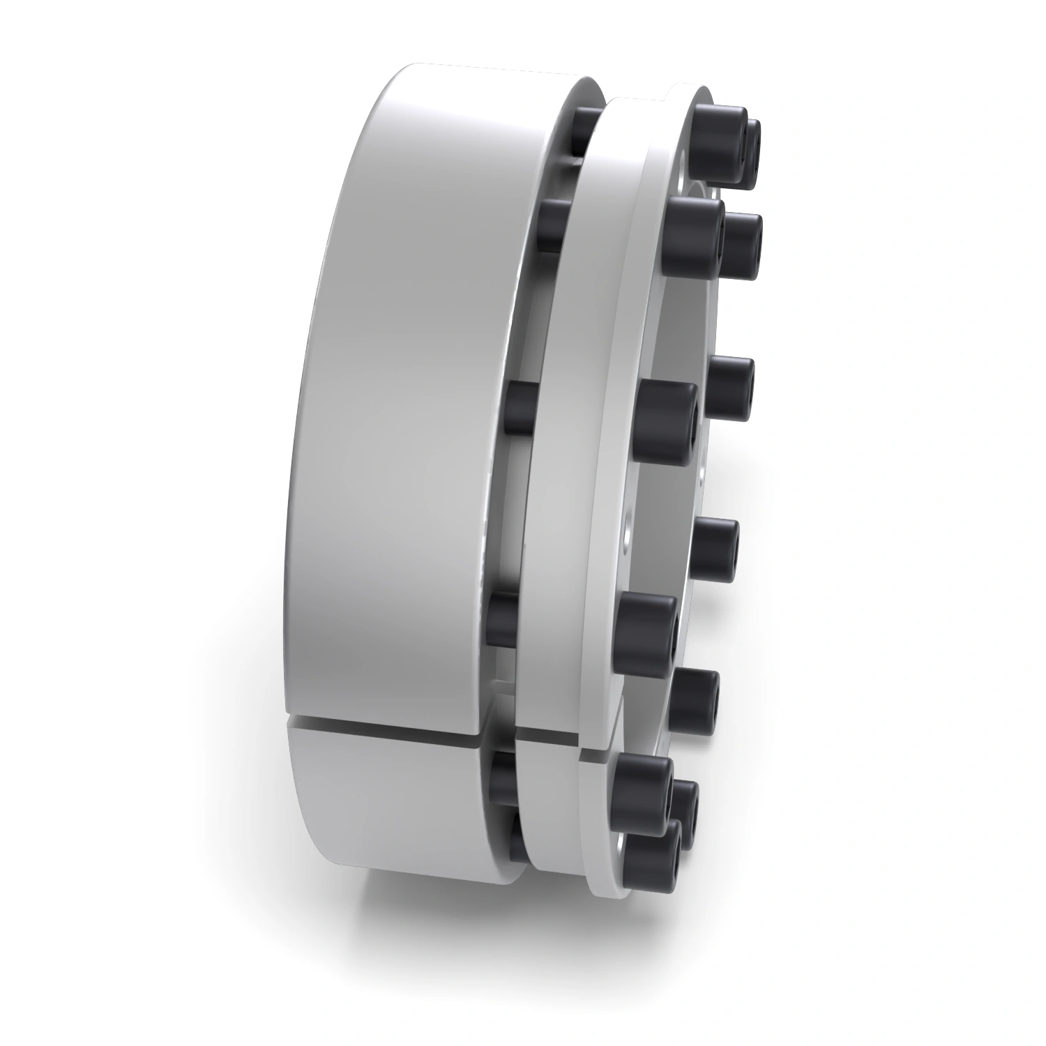 Spannsatz STW26-180x235, Seitenansicht – selbstzentrierende Bauform
