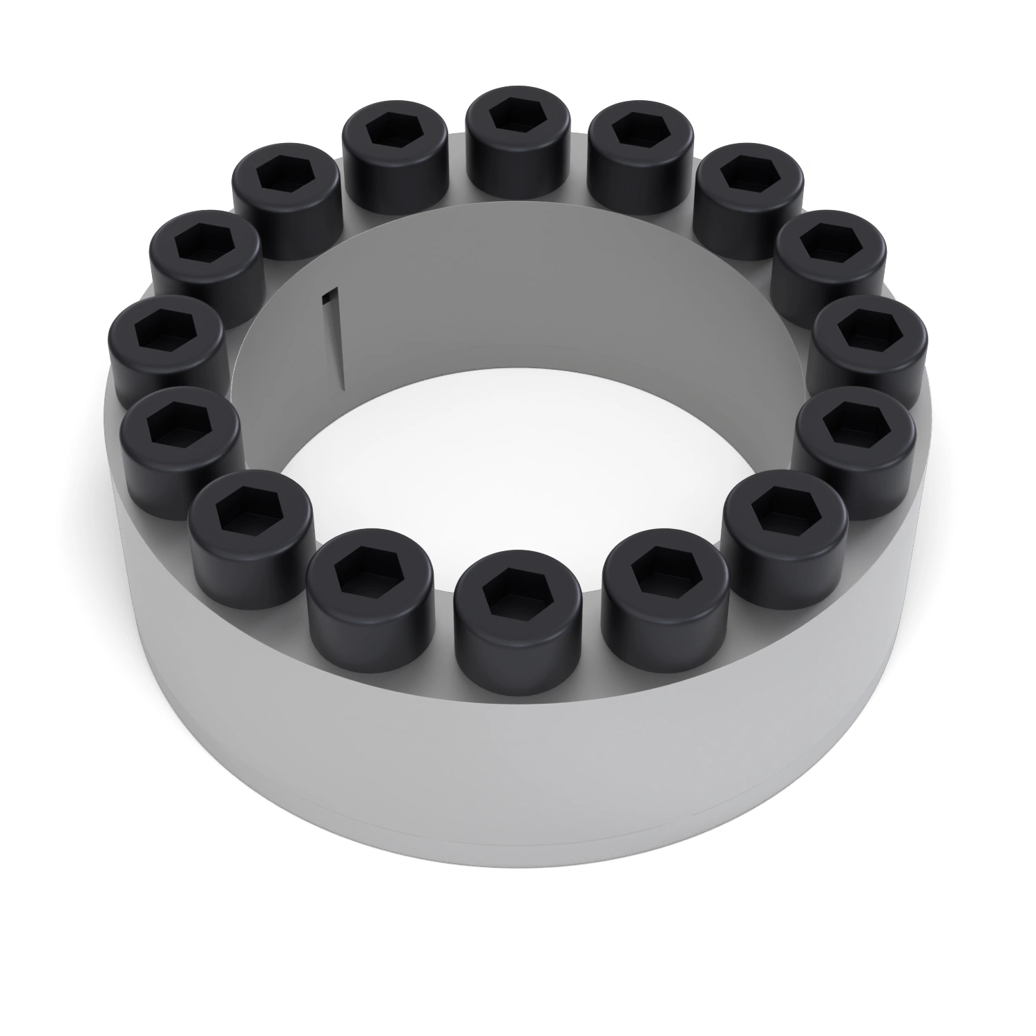 Spannsatz STW29-80x115, liegend in der Draufsicht