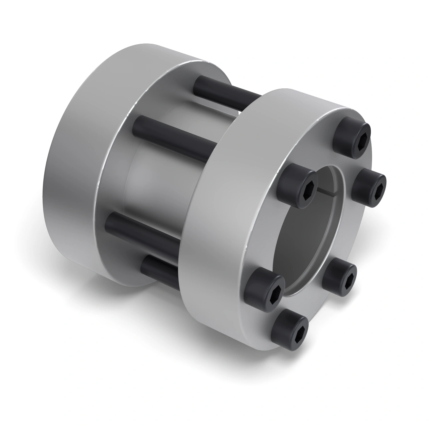 Starre Wellenkupplung STW72-48x90 zur starren Verbindung zweier fluchtender Wellen Ø 48 mm, Außen-Ø 90 mm