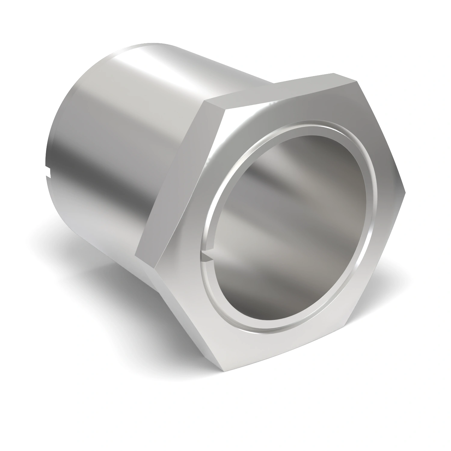 Spannsatz STW64SS-19x25 Edelstahl, Frontalansicht der Stirnseite