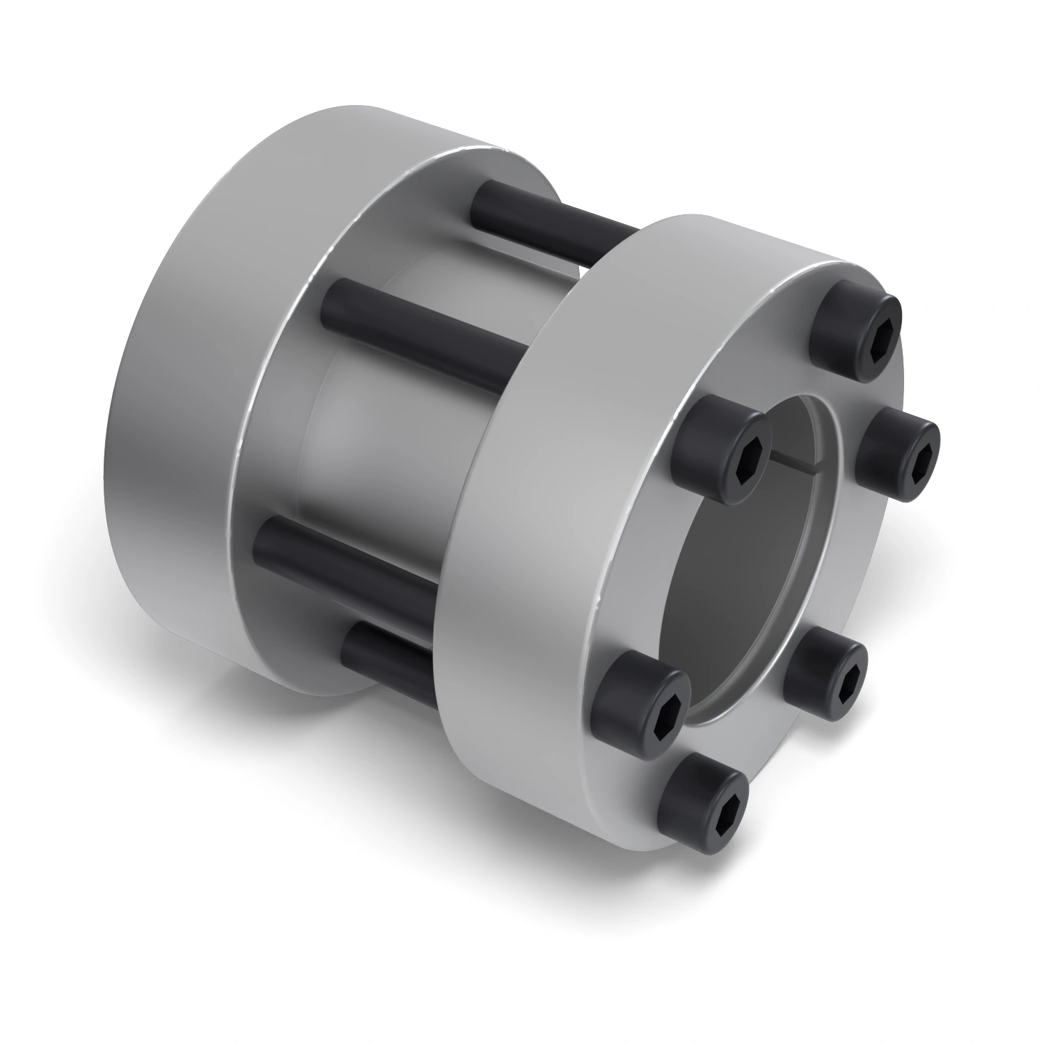 Starre Wellenkupplung STW72-50x90 zur starren Verbindung zweier fluchtender Wellen Ø 50 mm, Außen-Ø 90 mm