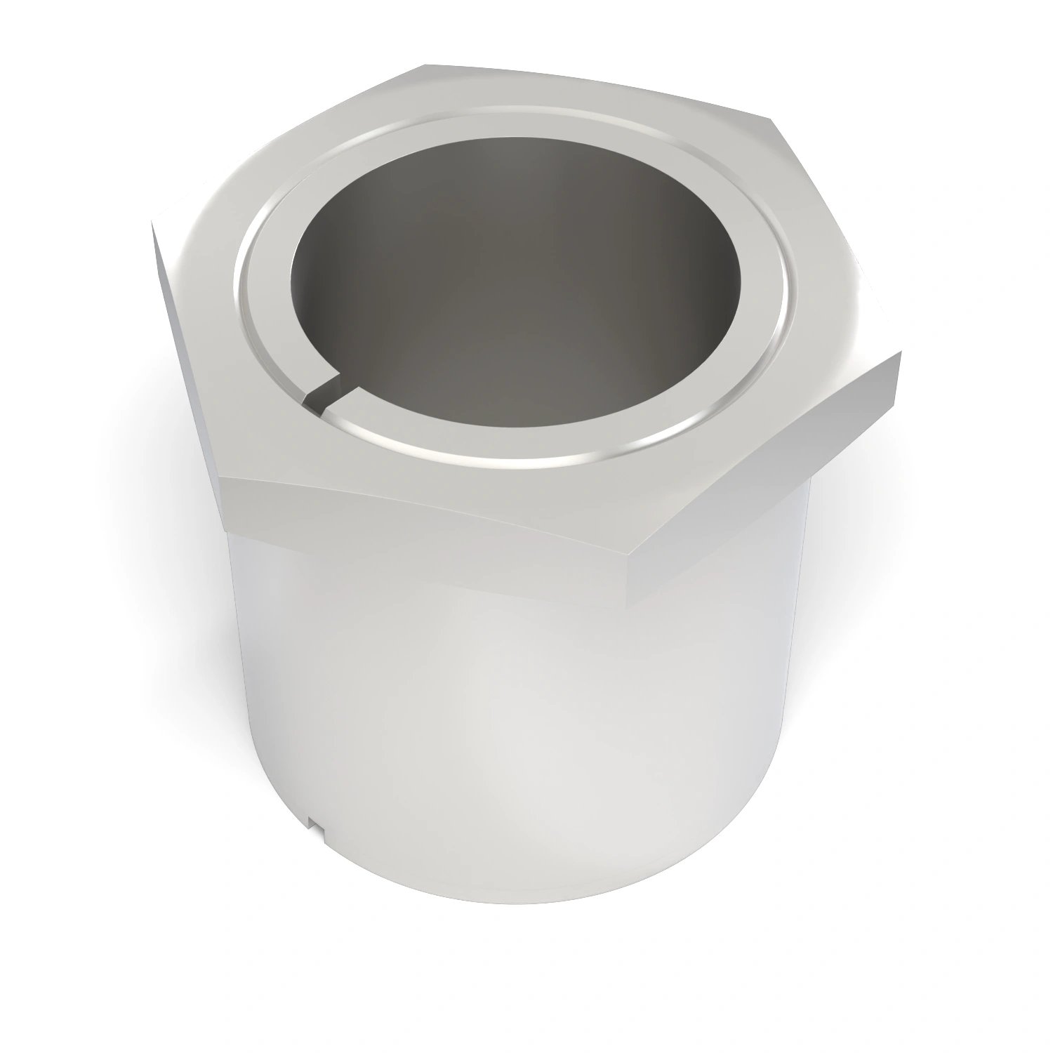 Spannsatz STW64SS-20x28 Edelstahl, liegend in der Draufsicht