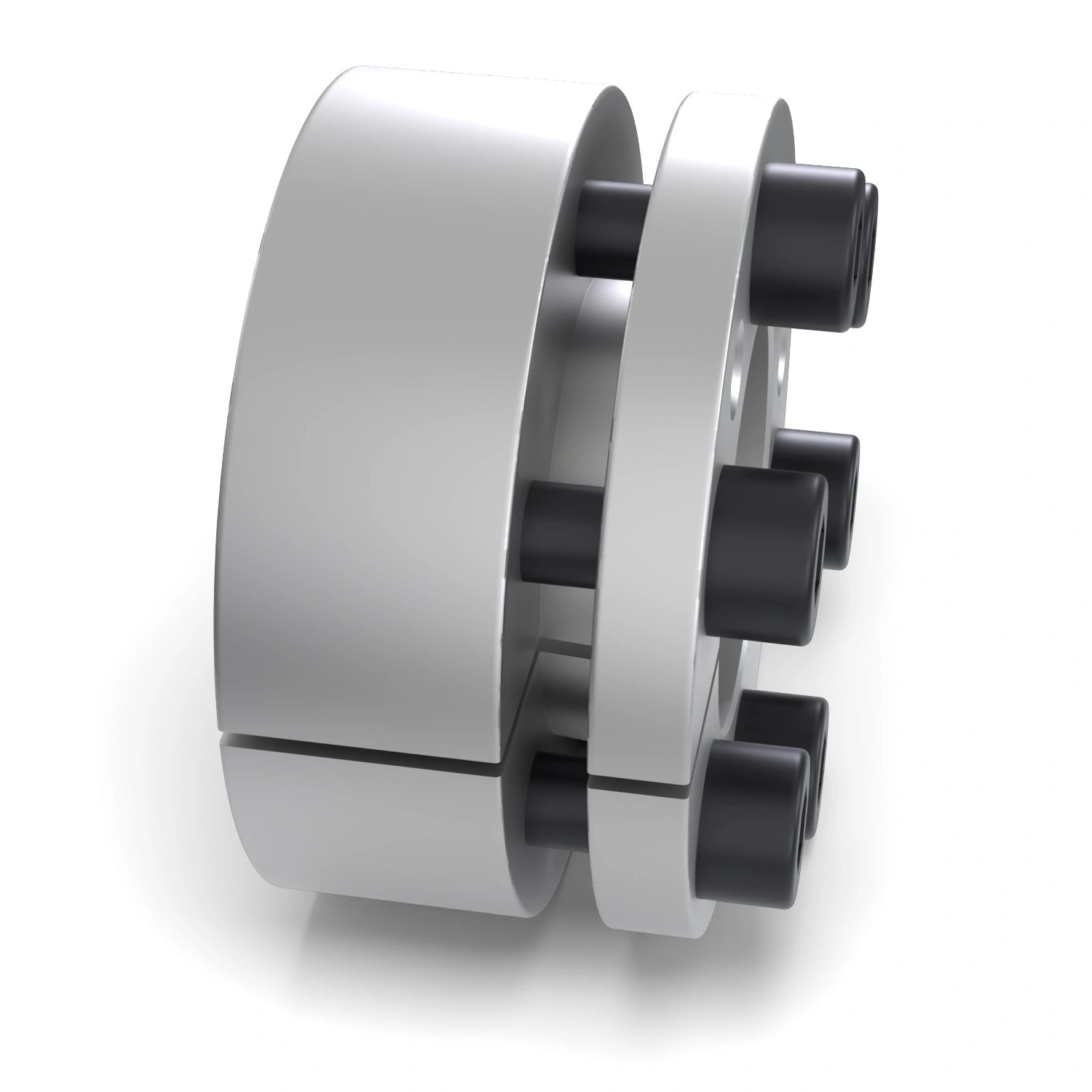 Spannsatz STW98-28x55, Seitenansicht – selbstzentrierende Bauform