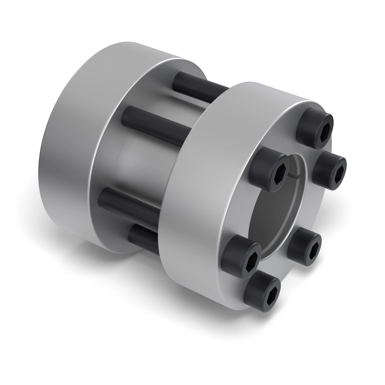 Starre Wellenkupplung STW72-30x60 zur starren Verbindung zweier fluchtender Wellen Ø 30 mm, Außen-Ø 60 mm