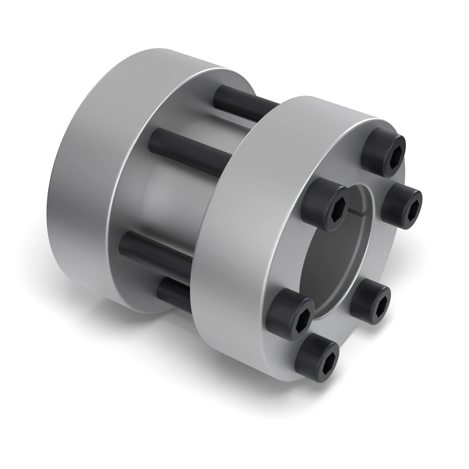Starre Wellenkupplung STW72-32x63 zur starren Verbindung zweier fluchtender Wellen Ø 32 mm, Außen-Ø 63 mm