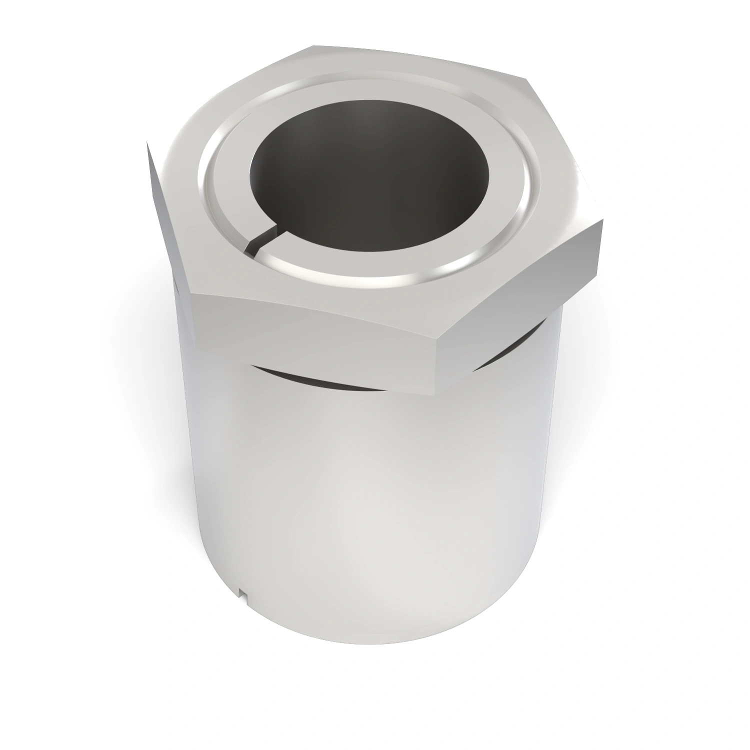 Spannsatz STW64SS-7x12 Edelstahl, liegend in der Draufsicht