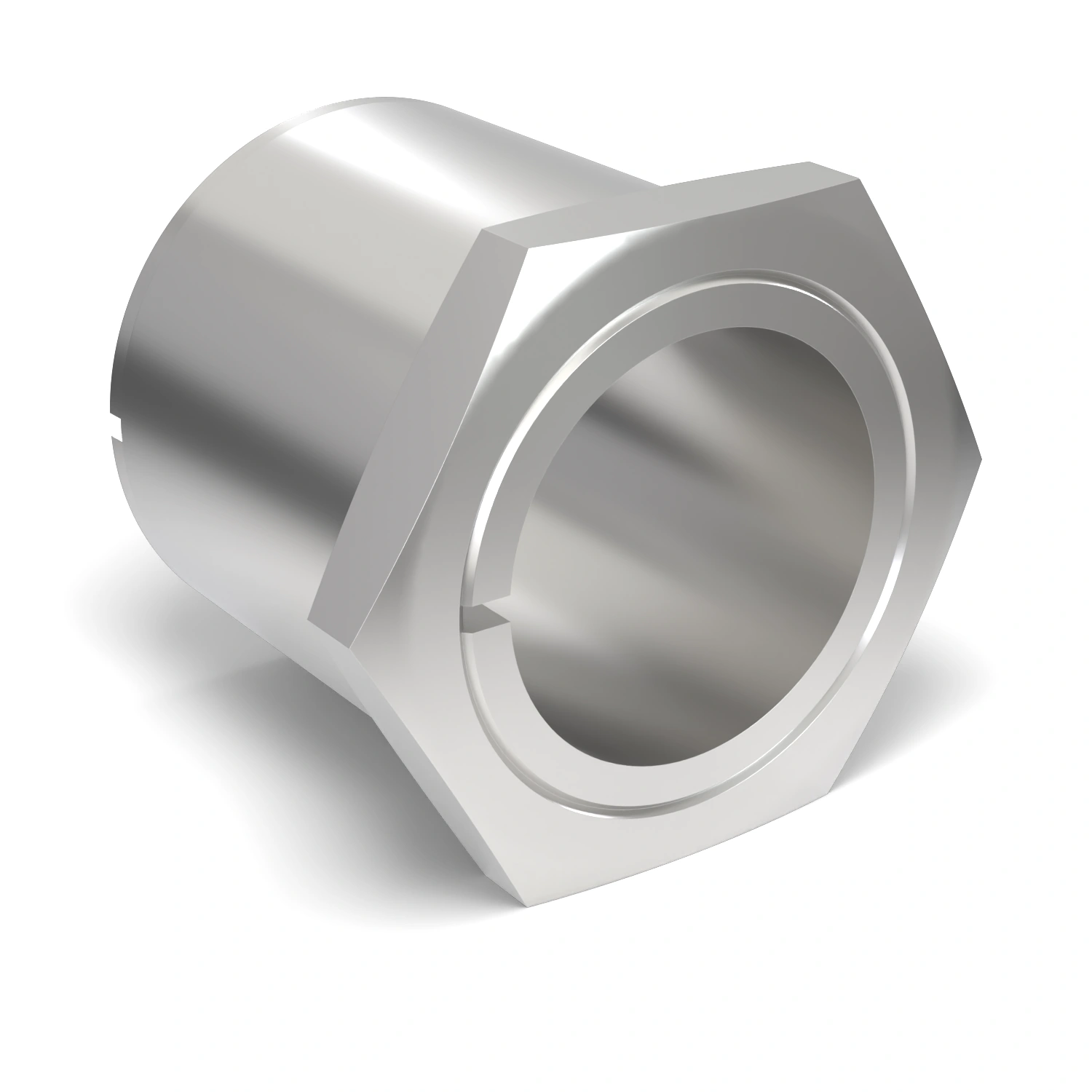 Spannsatz STW64SS-20x28 Edelstahl, Frontalansicht der Stirnseite