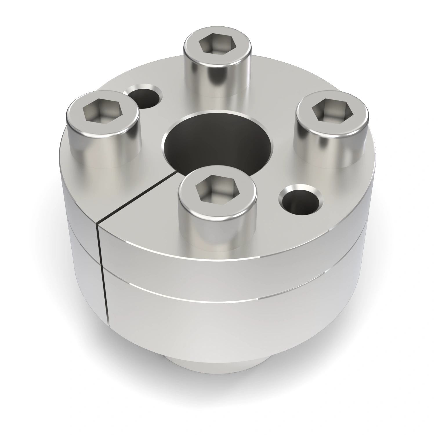 Spannsatz STW27SS-15x24 Edelstahl, liegend in der Draufsicht
