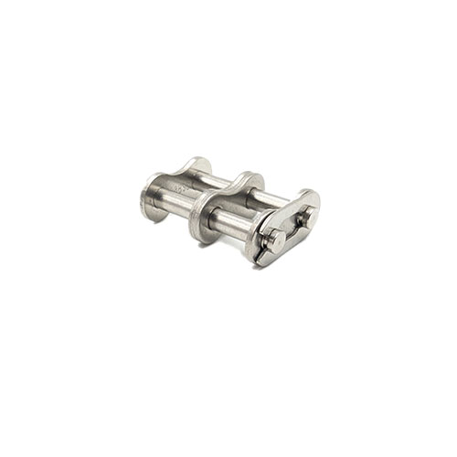 Duplex Kettenglied aus Edelstahl mit Federverschluss Duplex Kettenglied aus Edelstahl mit Federverschluss