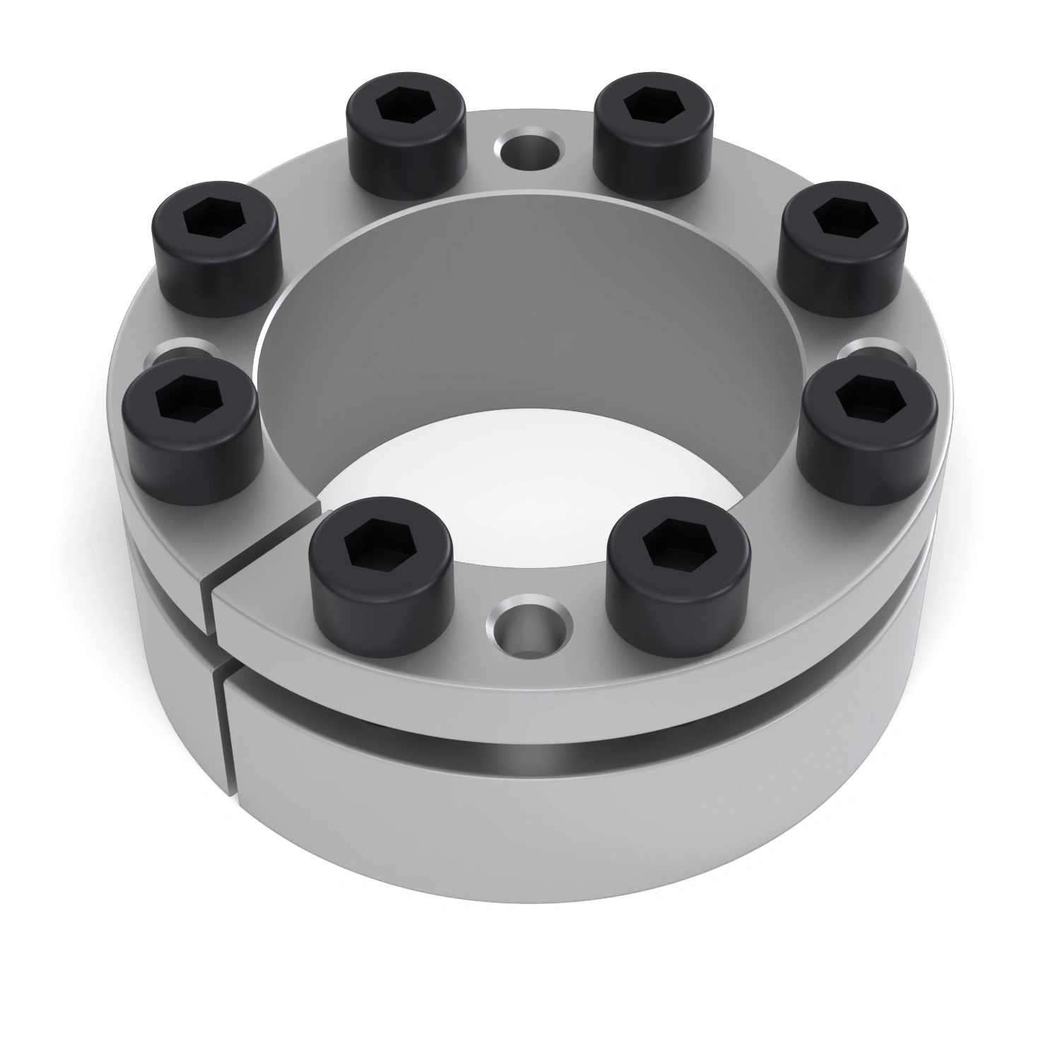 Spannsatz STW98-55x85, liegend in der Draufsicht