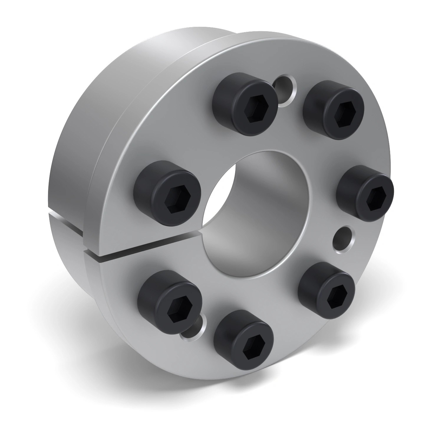 Spannsatz STW31-32x80, Frontalansicht der Stirnseite mit 7 Spannschrauben