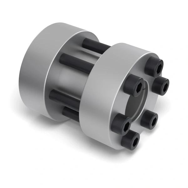 Starre Wellenkupplung STW72-24x55 zur starren Verbindung zweier fluchtender Wellen Ø 24 mm, Außen-Ø 55 mm